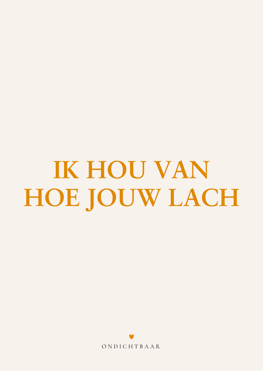 Jouw lach