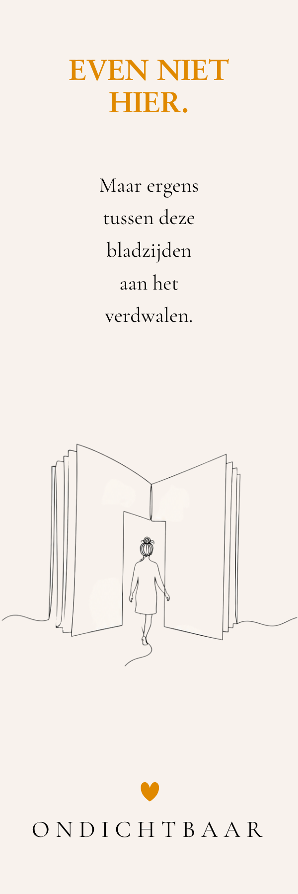 Even niet hier