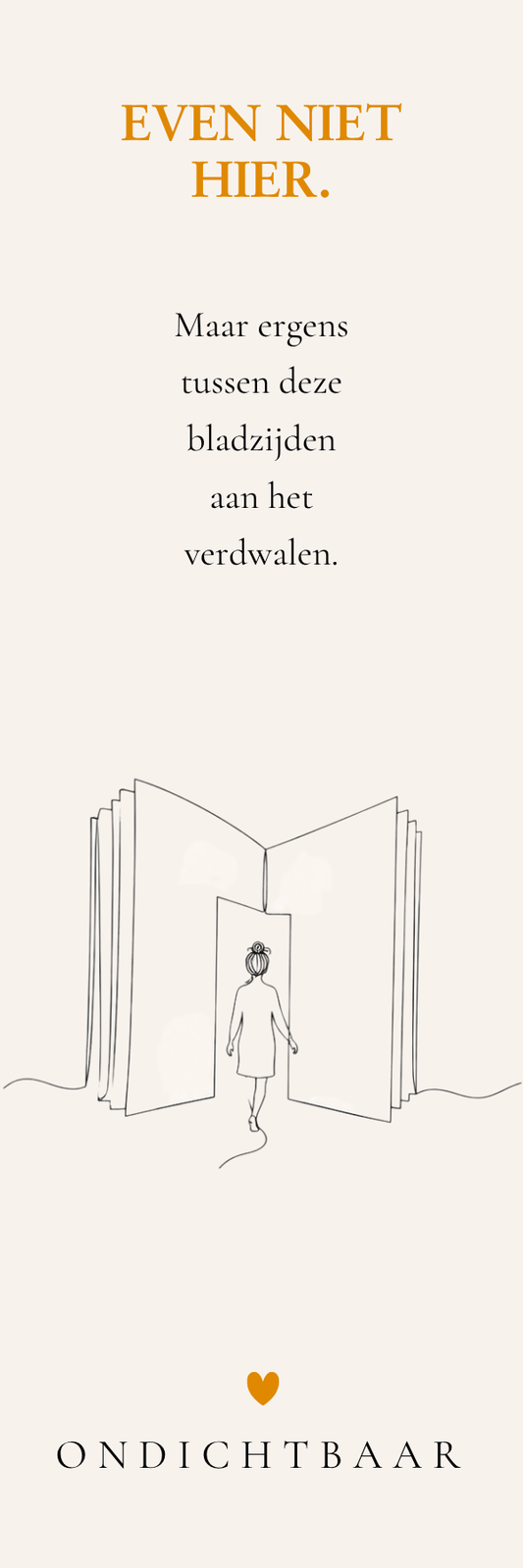 Even niet hier